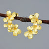 Forget Me Not Earrings - Gold
