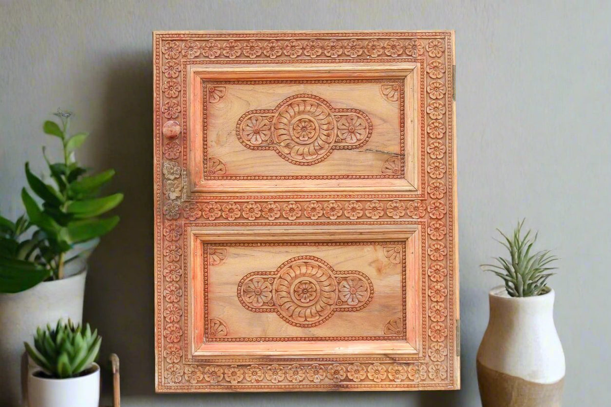 Antique Tall Chinar Kashmir Panel