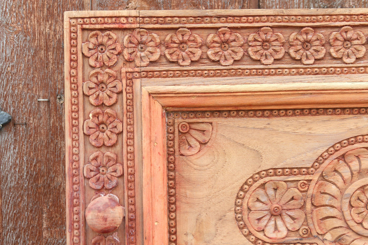 Antique Tall Chinar Kashmir Panel