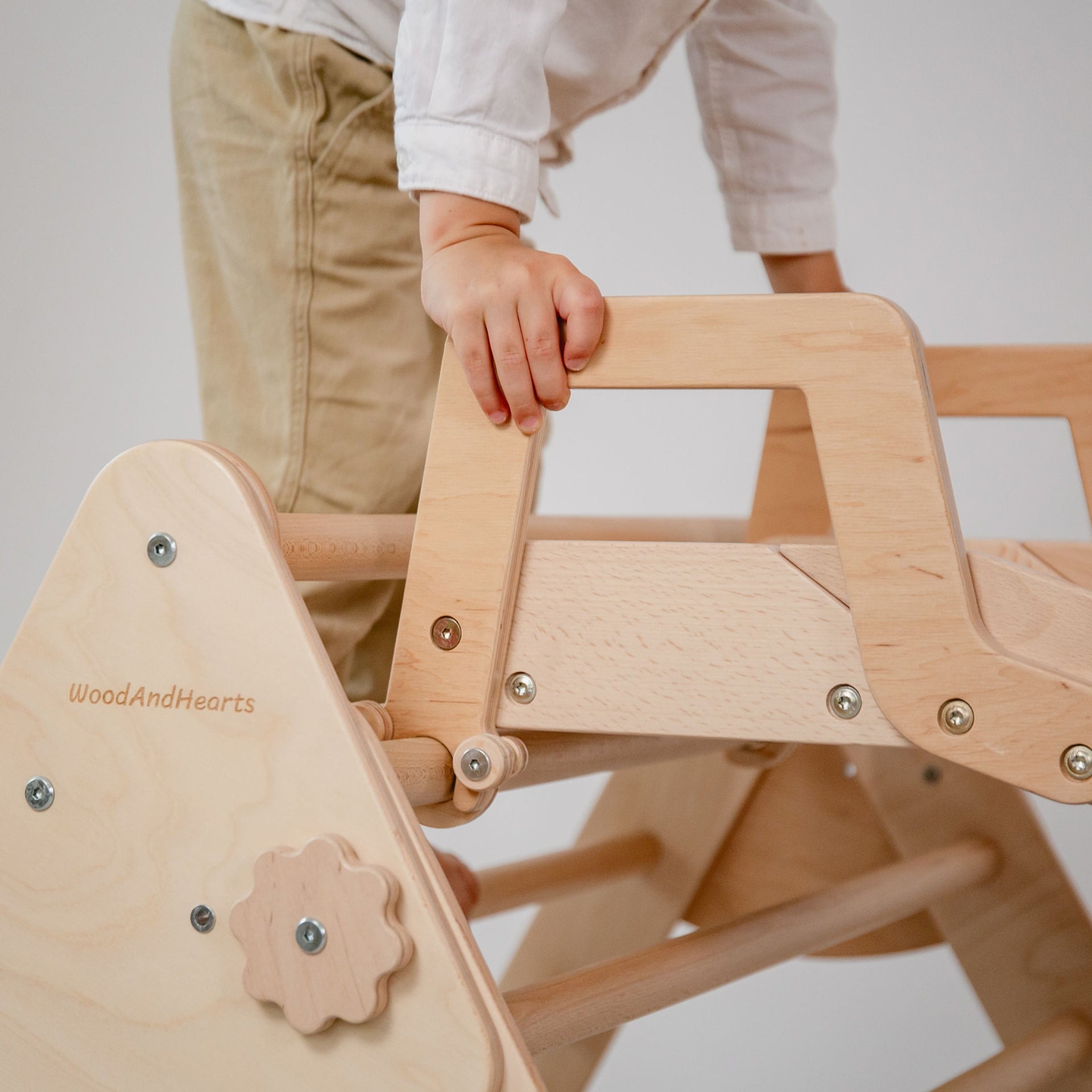 Wooden Climbing Set
