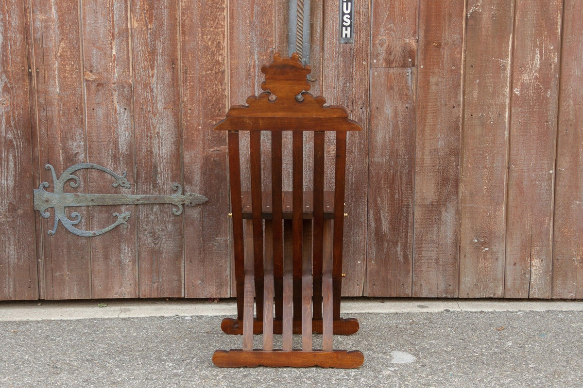 Antique Carved Mother of Pearl Chair