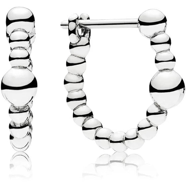 Graduated Beaded Hoop Earrings - Gifts for You 'n Me