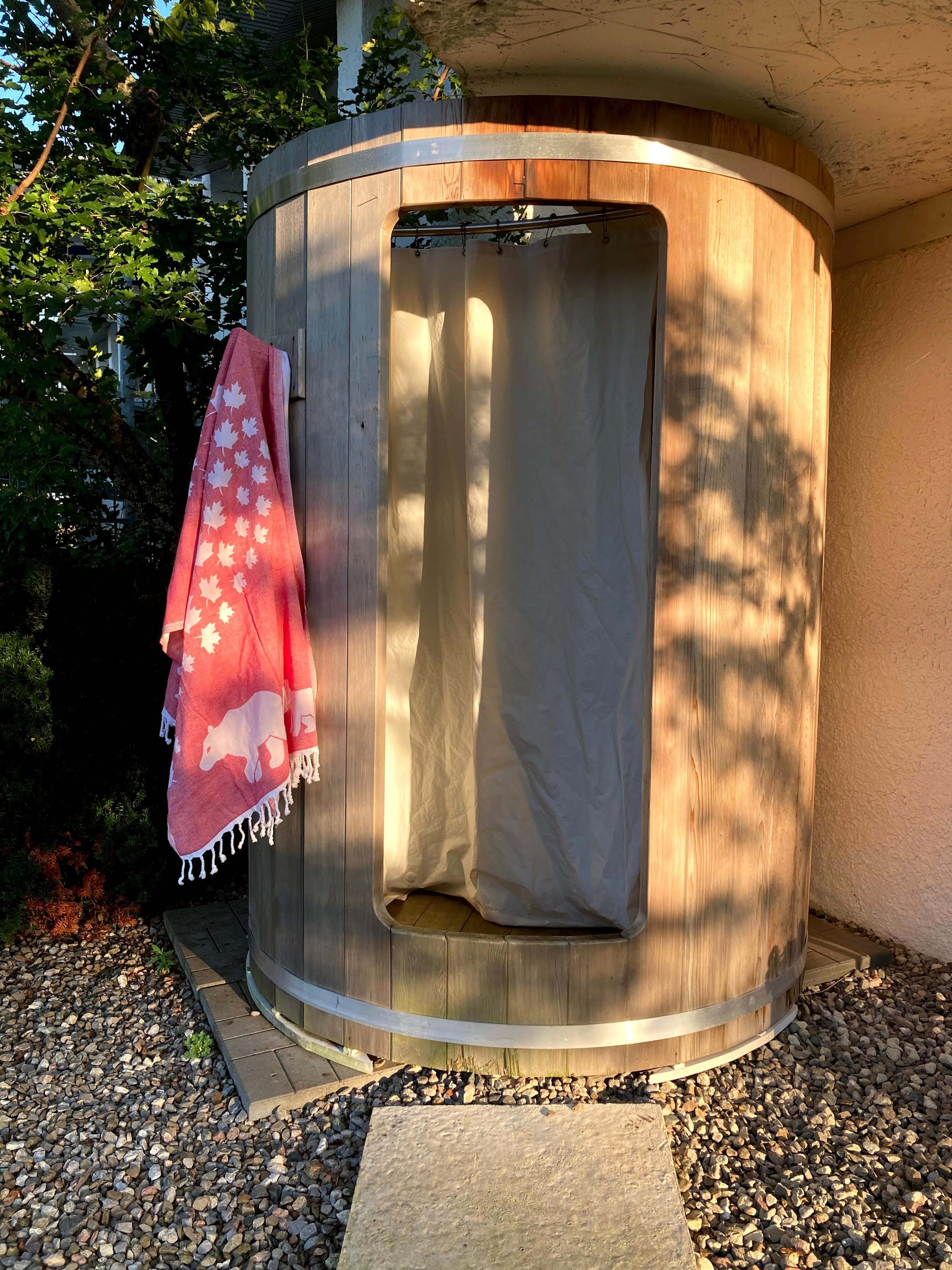 Turkish Towel | Body Towel | Canadian red and white