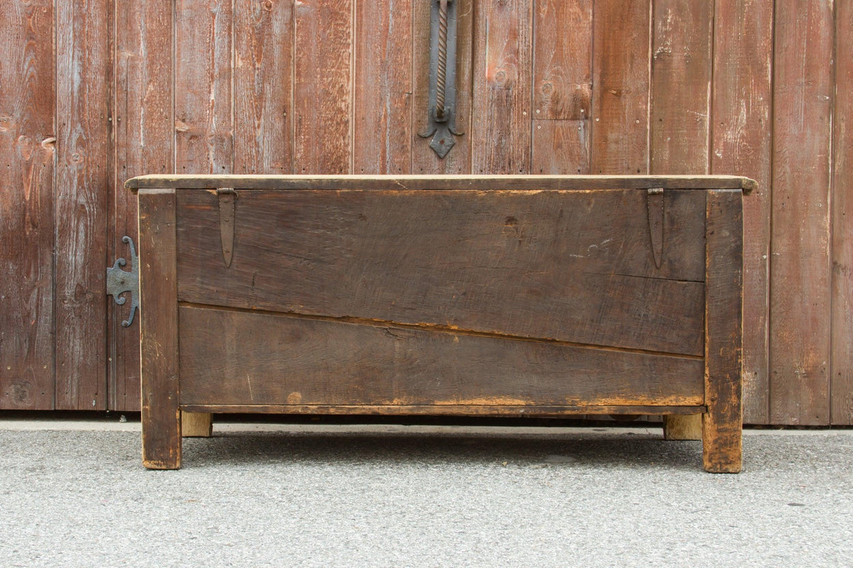 18th Century Bleached French Oak Coffer