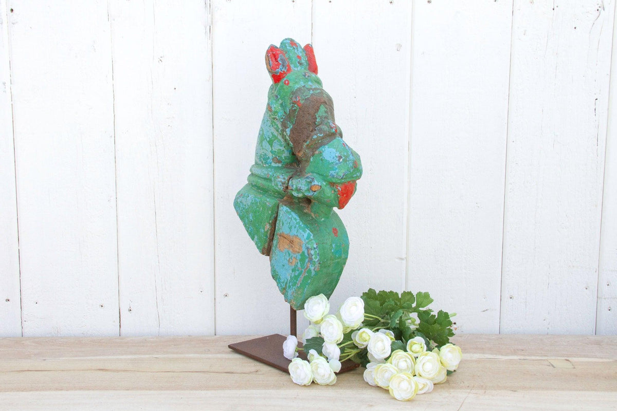 Antique Temple Horse Head Bust