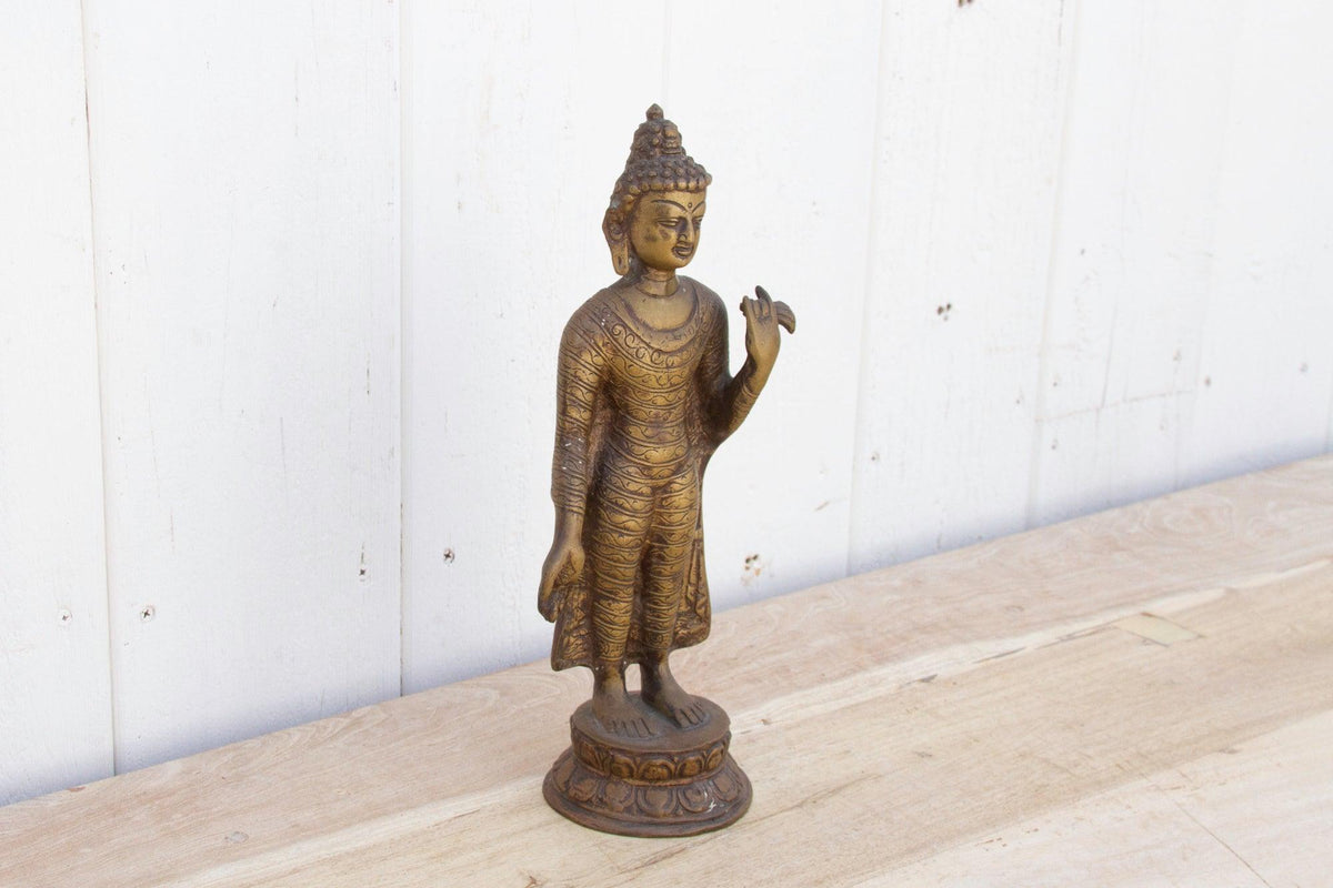 Gautam Buddha Brass Statue