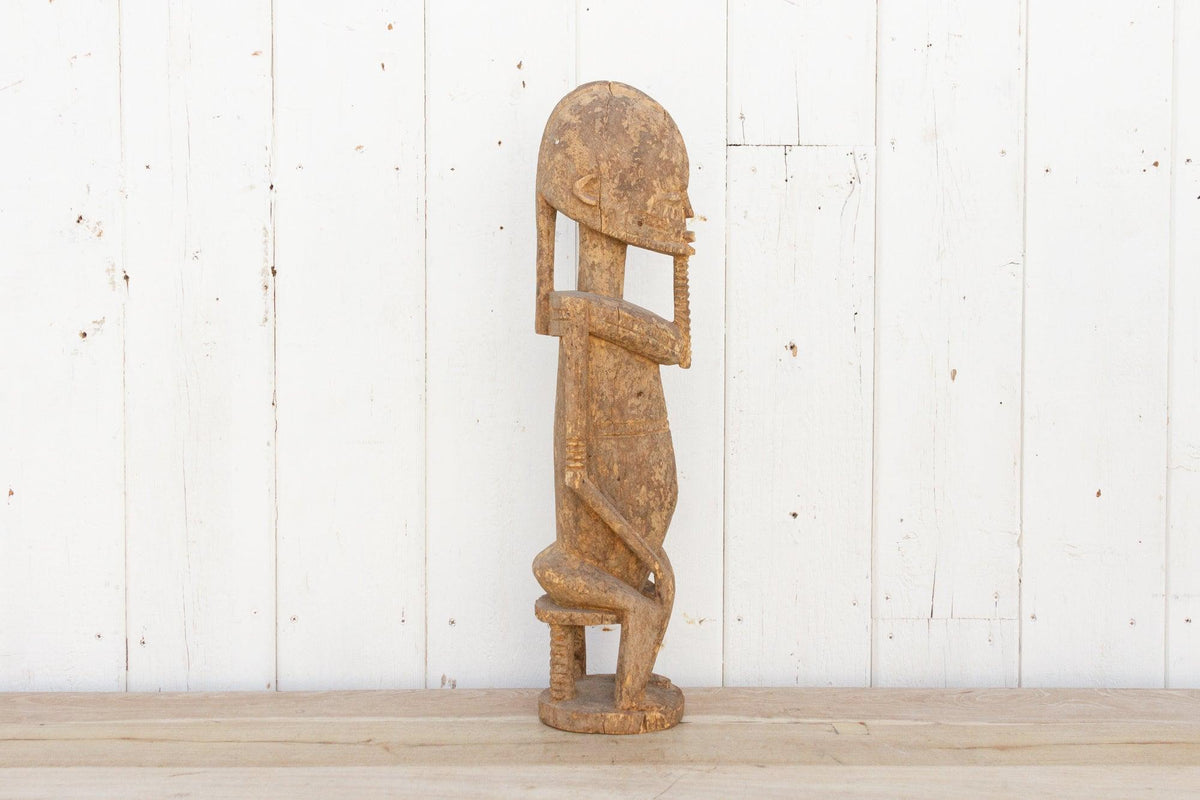 19th Century Primitive Tall African Statue