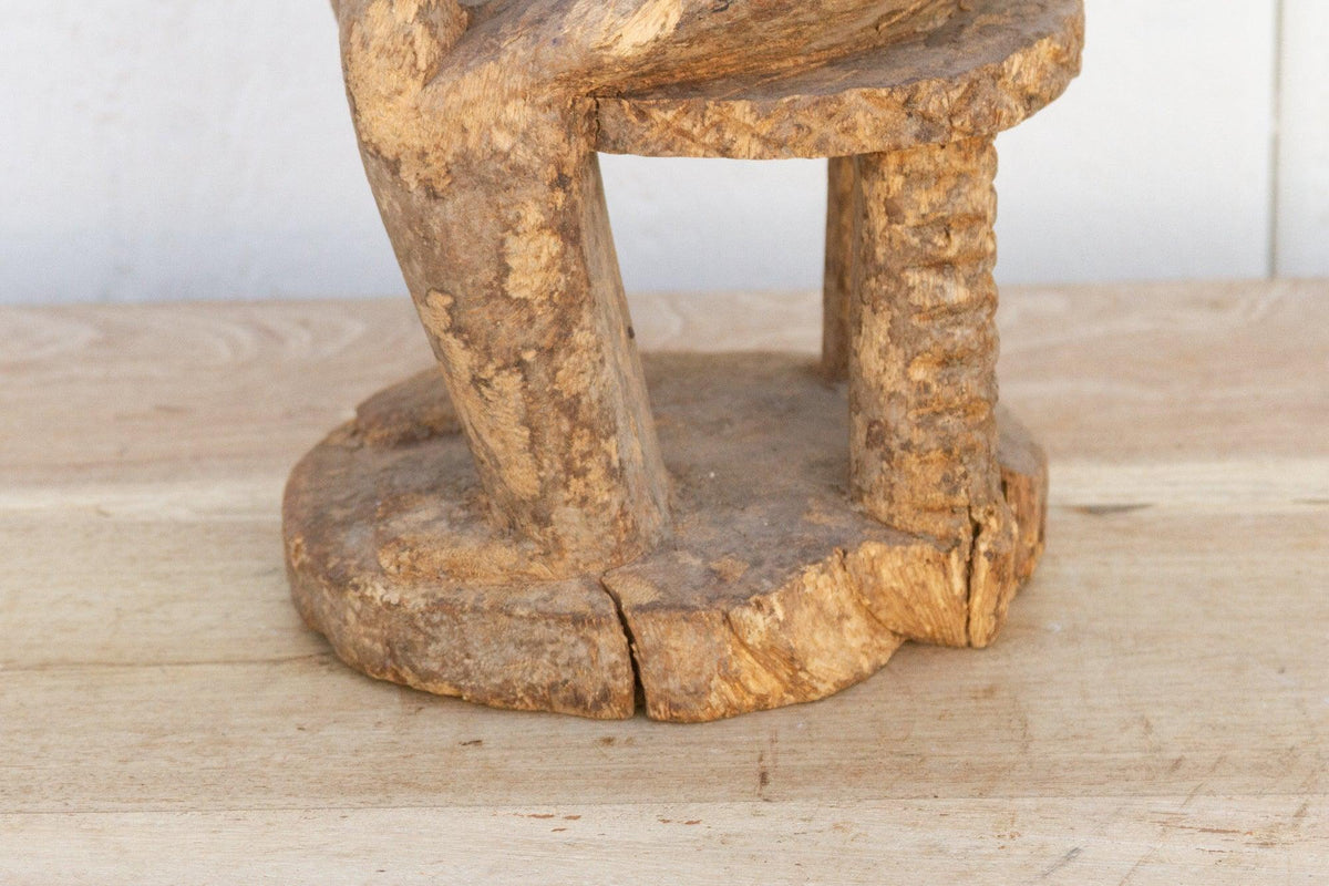 19th Century Primitive Tall African Statue