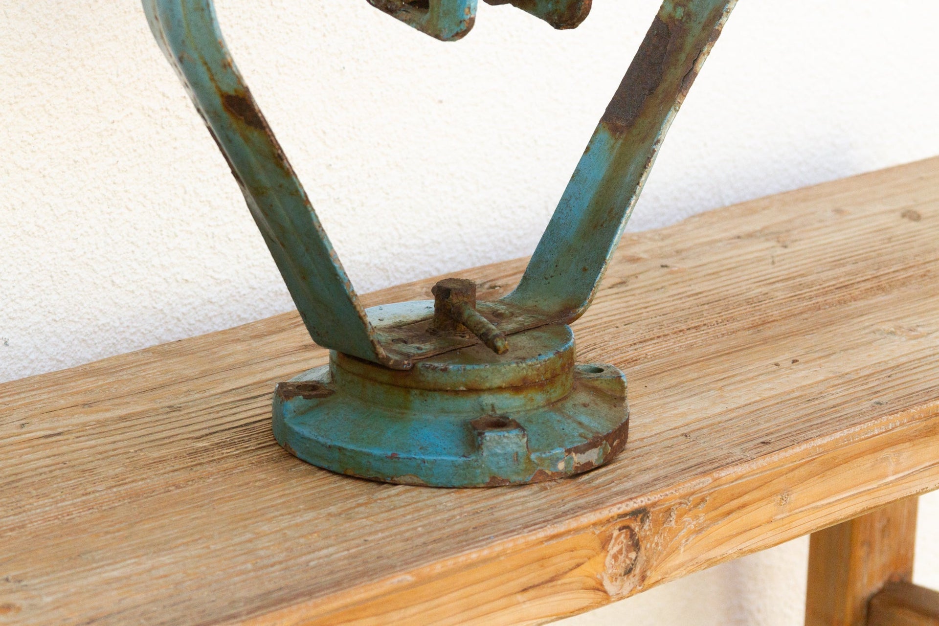 Antique Metal Sea Blue Ship Spotlight DE-COR | Globally Inspired