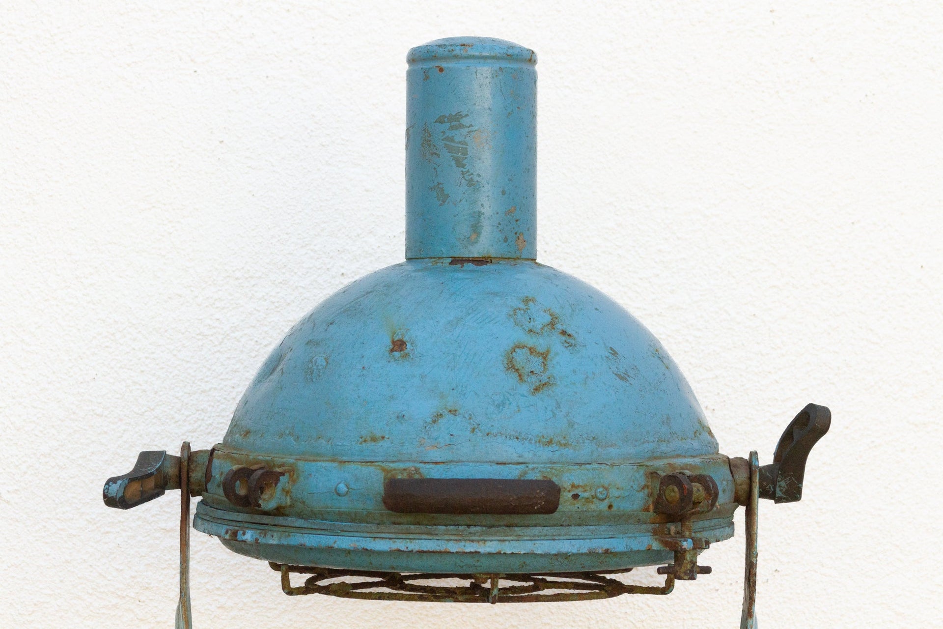 Antique Metal Sea Blue Ship Spotlight DE-COR | Globally Inspired