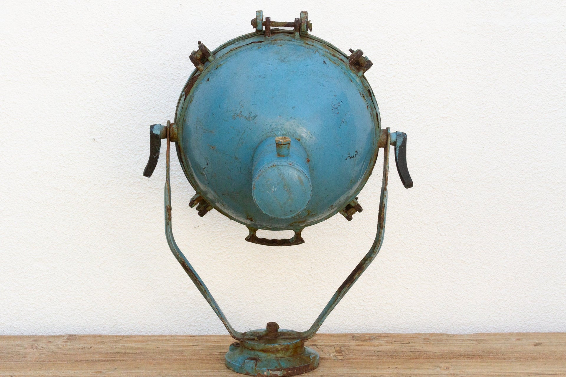 Antique Metal Sea Blue Ship Spotlight DE-COR | Globally Inspired