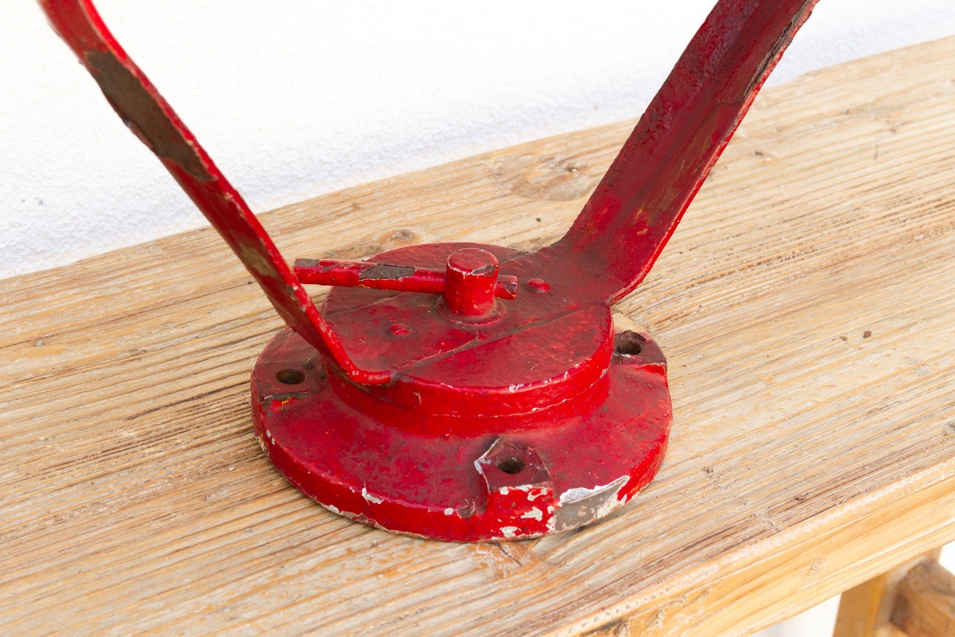 Antique Industrial Red Ship Lantern DE-COR | Globally Inspired