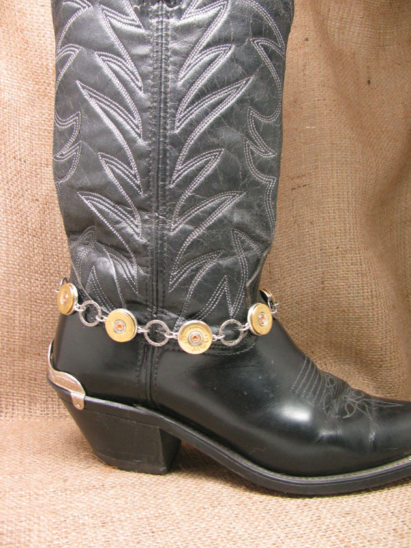 20 Gauge Silver Boot Bracelet