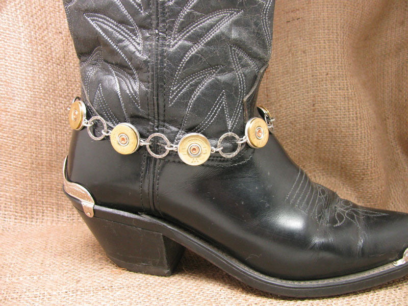 20 Gauge Silver Boot Bracelet