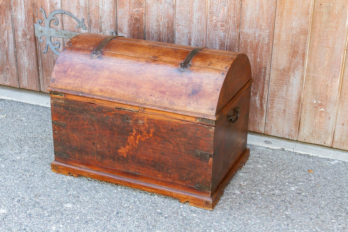 Antique Spanish Dome Top Trunk