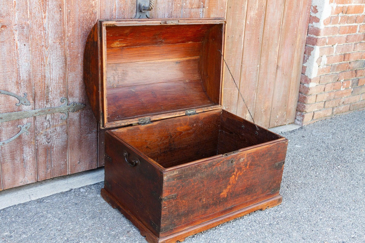 Antique Spanish Dome Top Trunk