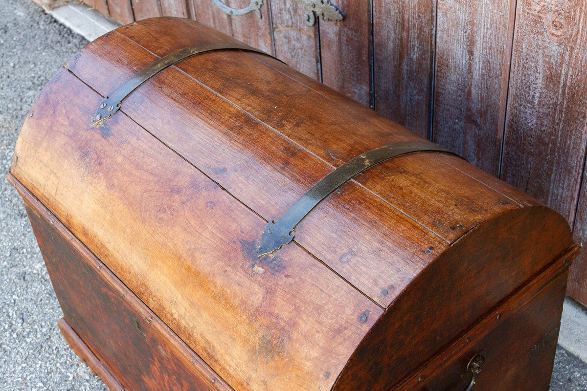 Antique Spanish Dome Top Trunk