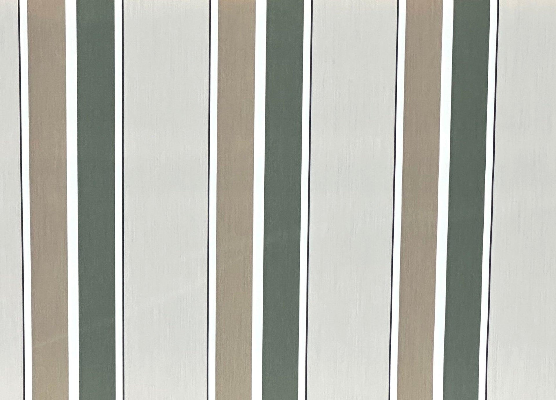 SUNBRELLA SHADE WATERPROOF FABRIC FERN HEATHER BEIGE BLOCK STRIPE 4959 47