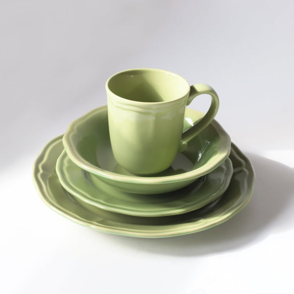 Siena 16 piece Dinnerware Set Green