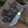 ShadowRidge Damascus Steel Premium Tracker Knife