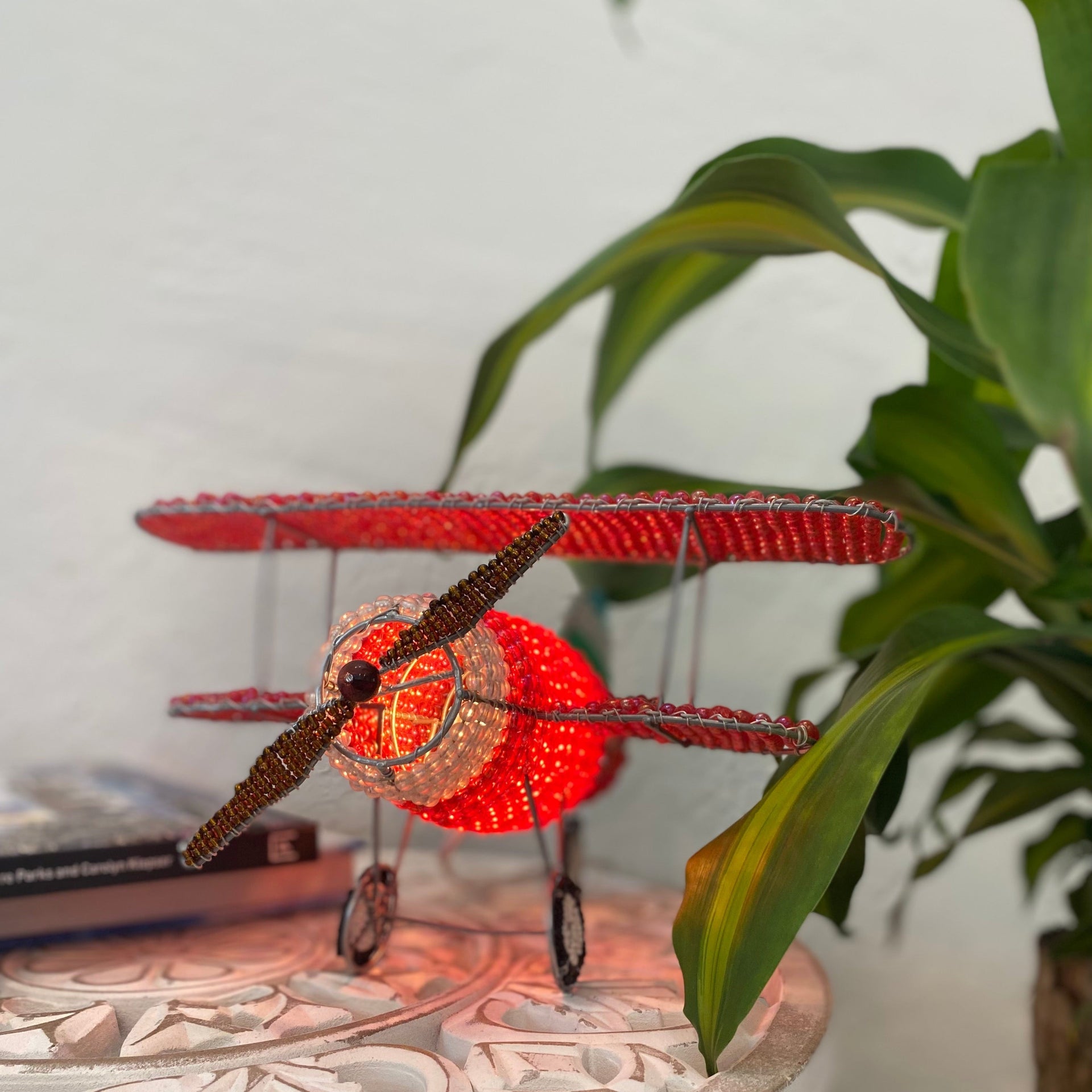 Biplane Lamp Beadworx by Extol Accessories