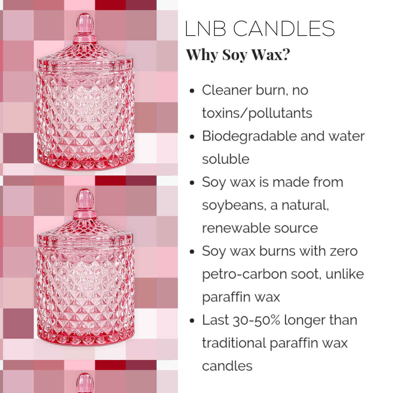 LOVE Scented Candle Home Decor Designer Inspired by Romance LNB Luxury Candles Home Decor