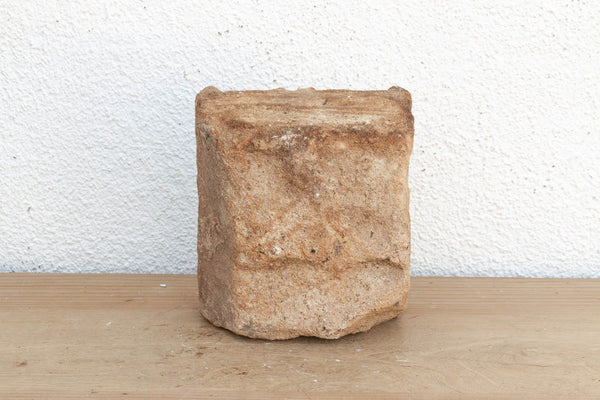 Antique Ziggurat Arch Indian Stone Niche (Trade)