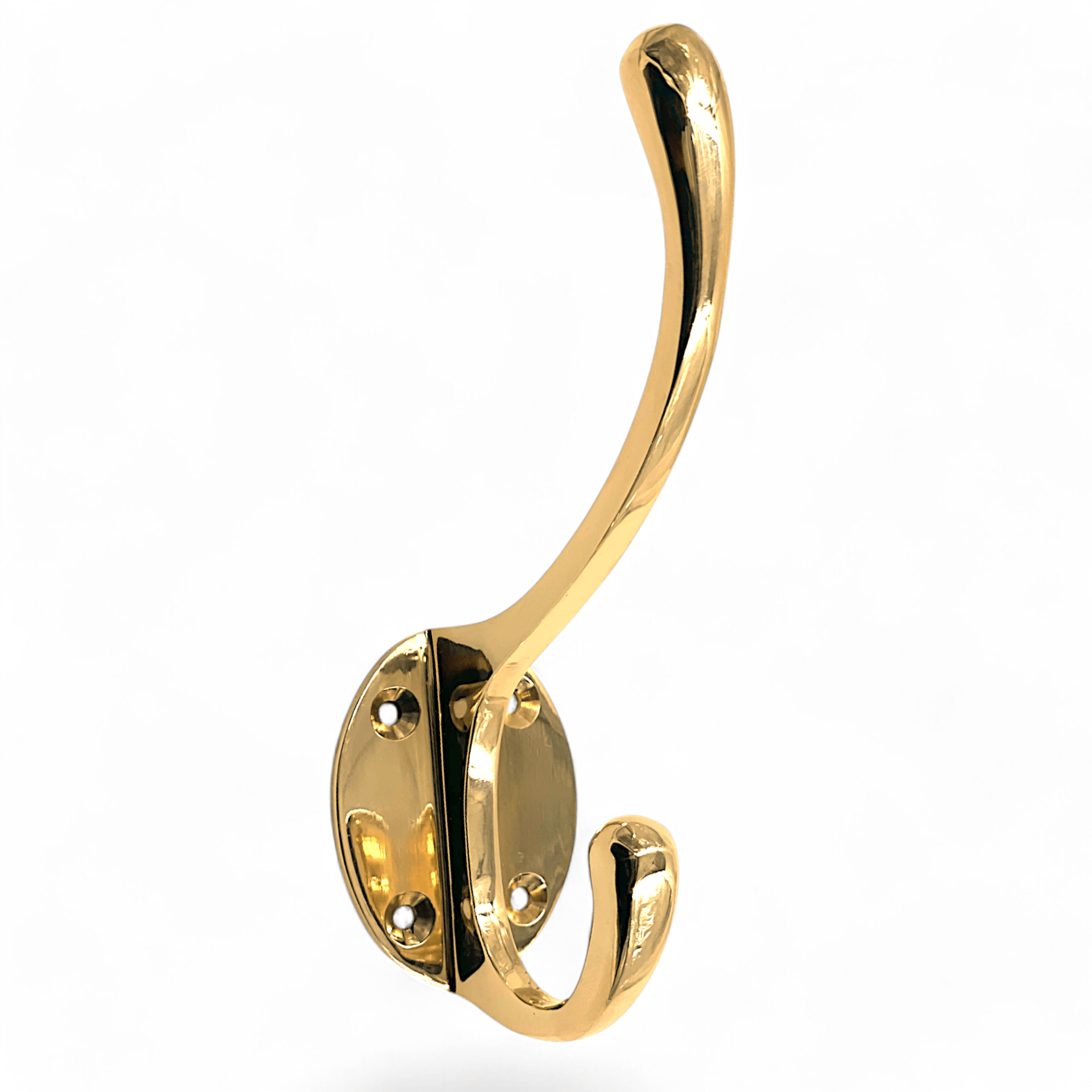 Brass Polished Classic Brass Hat & Coat Hook