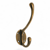 Classic Brass Hat & Coat Hook - Antique Brass
