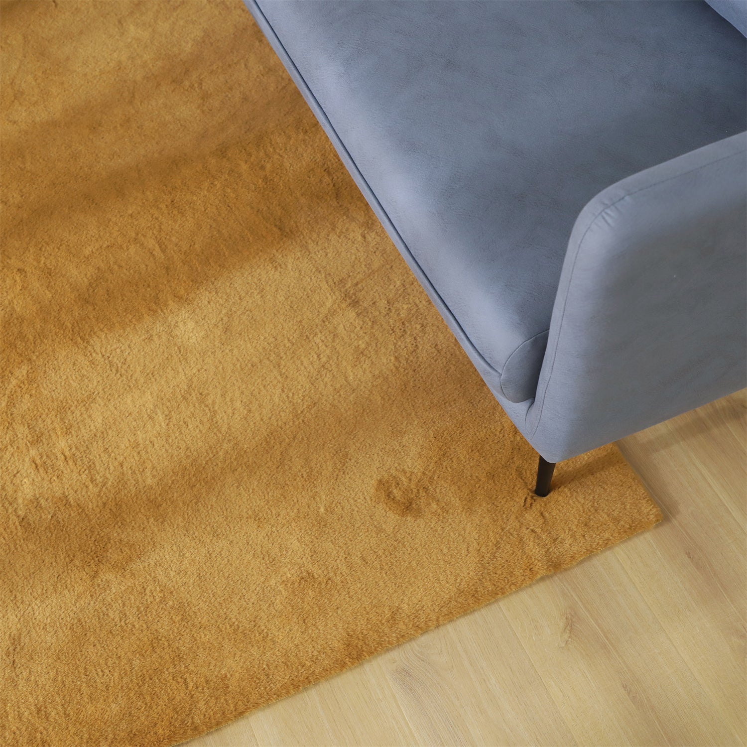 Kasentex Fluffy Elegant Faux Fur Area Rugs, Ultra Soft, Room Decor, Graduation Gifts, Fathers Day Gift, Mom Gift