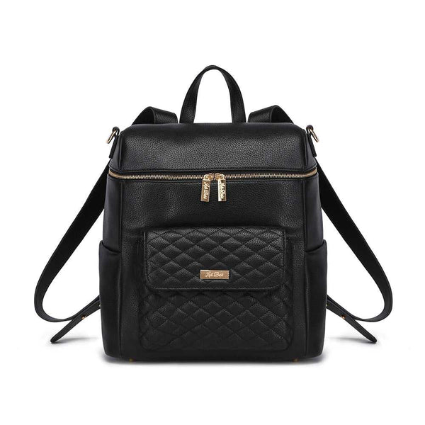 Monaco Diaper Bag | Ebony Black