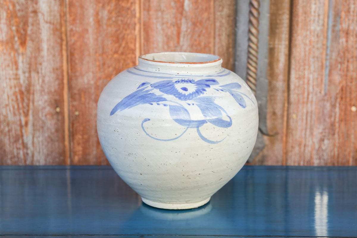 Vintage Blue and White Vase