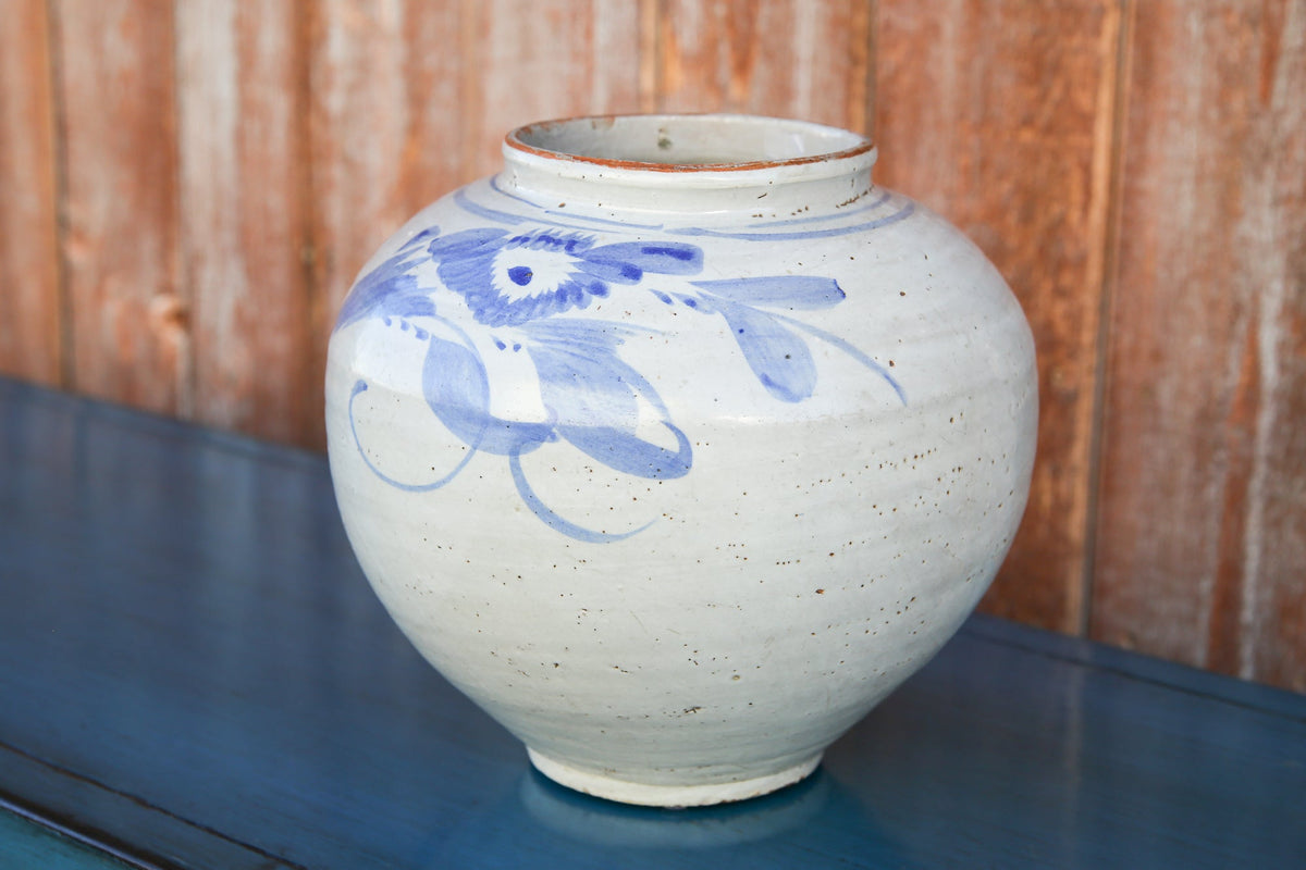 Vintage Blue and White Vase