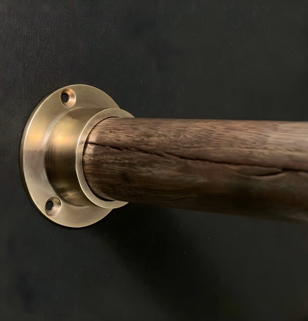 Closet Rod Closed Bracket for 1-1/4