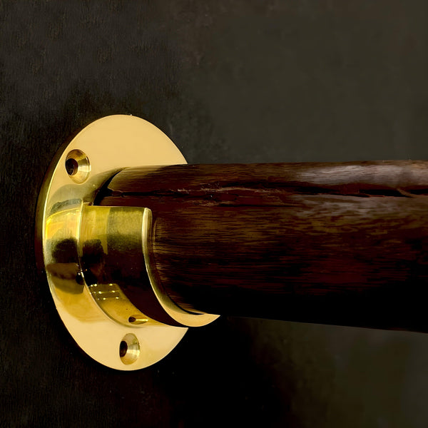 Closet Rod Closed Bracket for 1-1/4