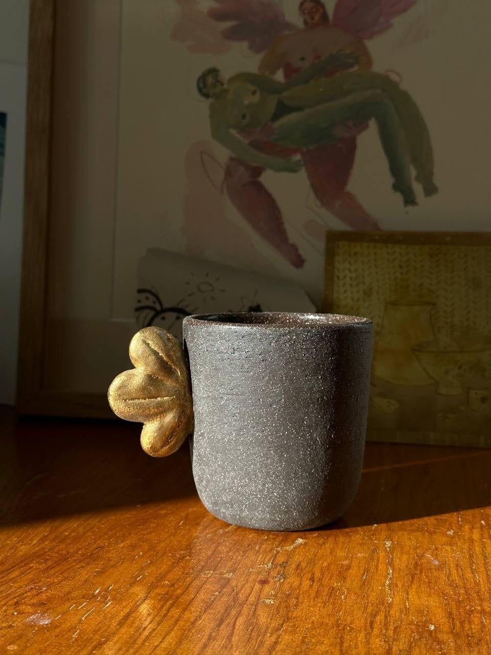 Handmade Stoneware Coffee Cup 