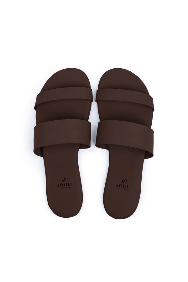 Souli Slides w/ Purse │ Memory Foam Padding │ Thin Sole