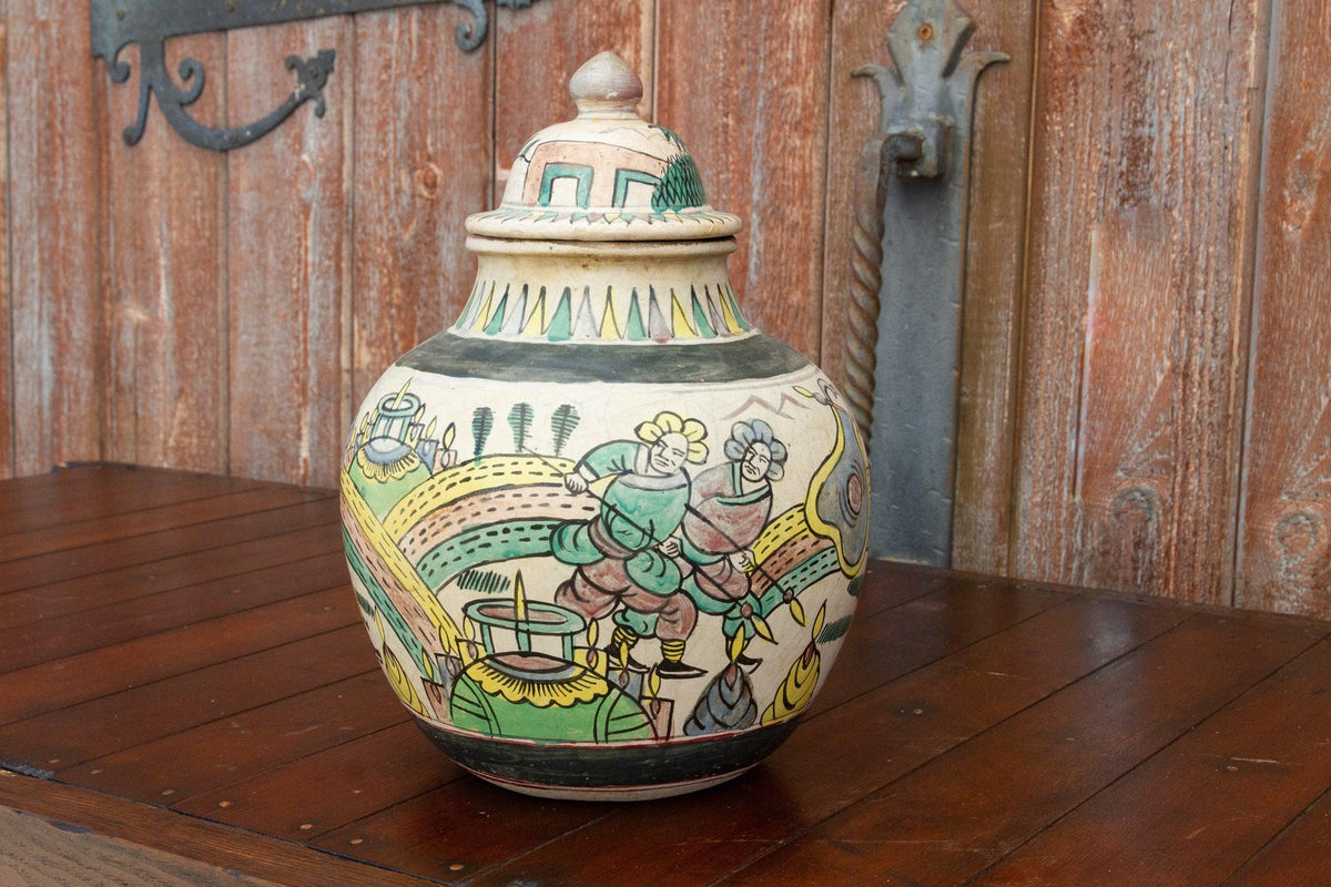 Antique Chinese Crackle Vase