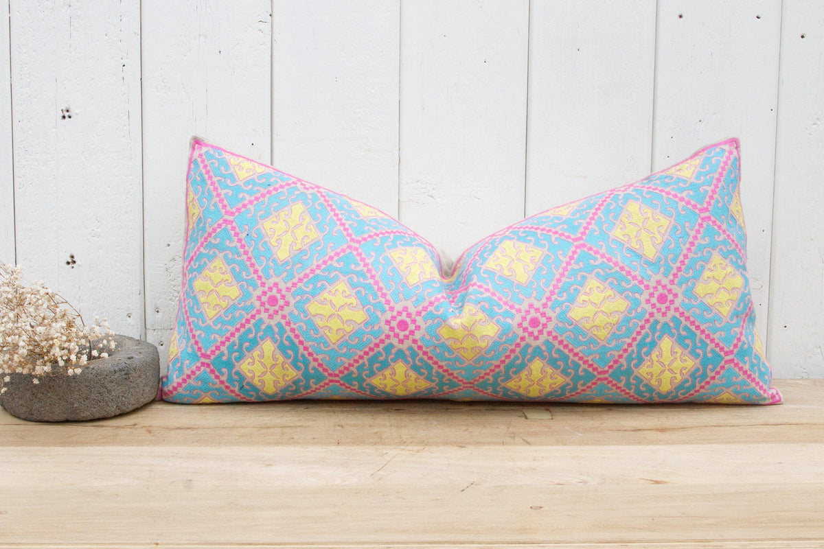 Doli Swati Embroidered Phulkari Pillow Cover