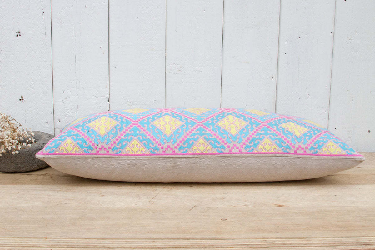 Doli Swati Embroidered Phulkari Pillow Cover