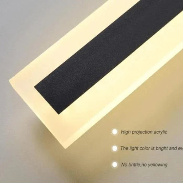 Minimalist LED Wall Lamp for Outdoor Atmosphere (IP65) Iluminating