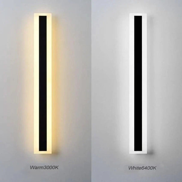 Minimalist LED Wall Lamp for Outdoor Atmosphere (IP65) Iluminating