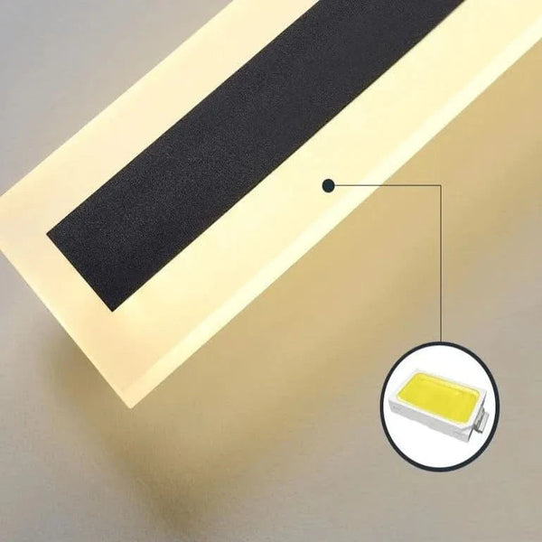 Minimalist LED Wall Lamp for Outdoor Atmosphere (IP65) Iluminating