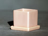 Cube Pot with Detached Saucers By Plantatorem