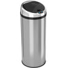 13 Gallon / 49 Liter Round Self-Contained Electric-Motor Sensor Kitchen Trash Can with AbsorbX