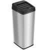 14 Gallon Self-Contained Electric-Motor Sensor Kitchen Trash Can with AbsorbX