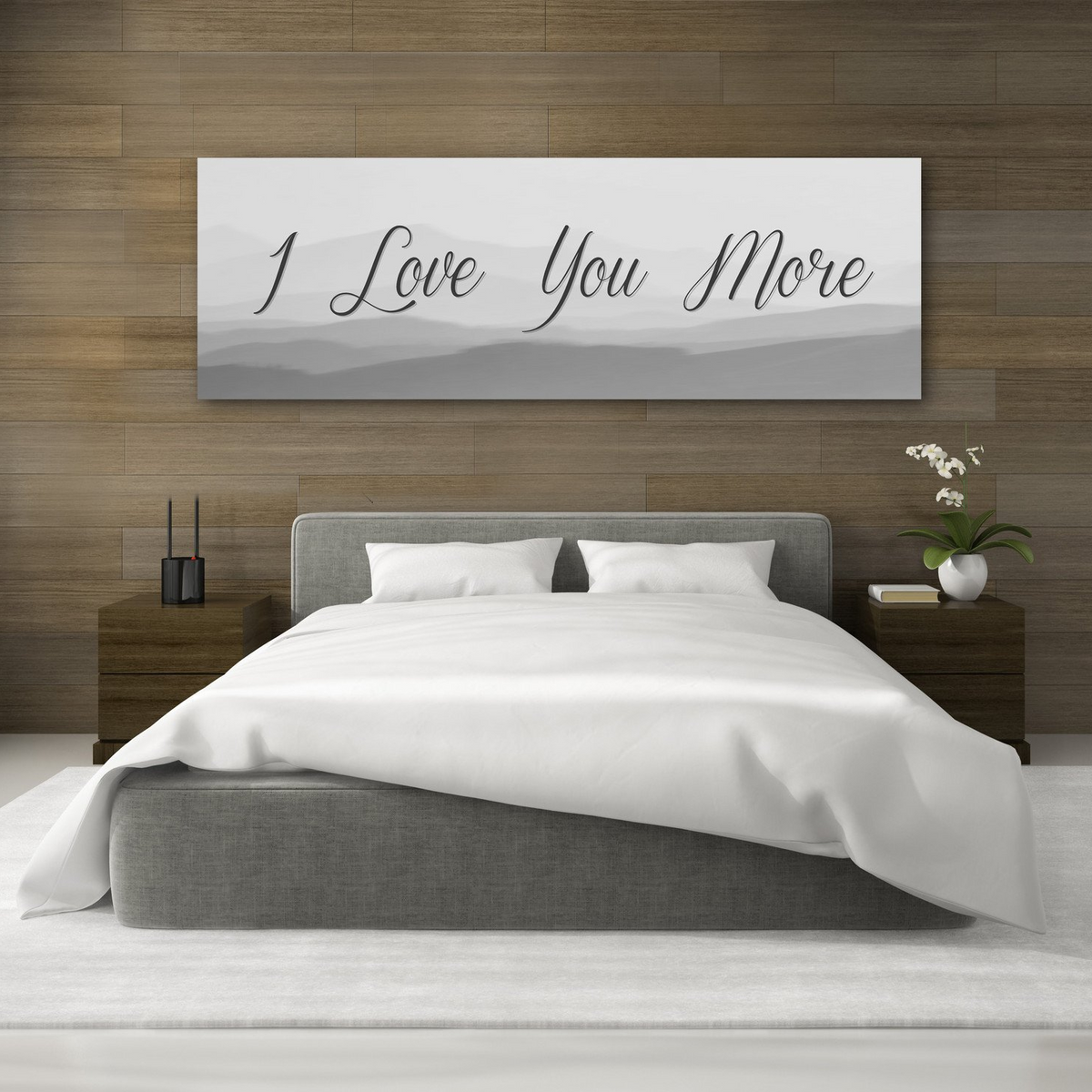 I Love You More Canvas Wall Art