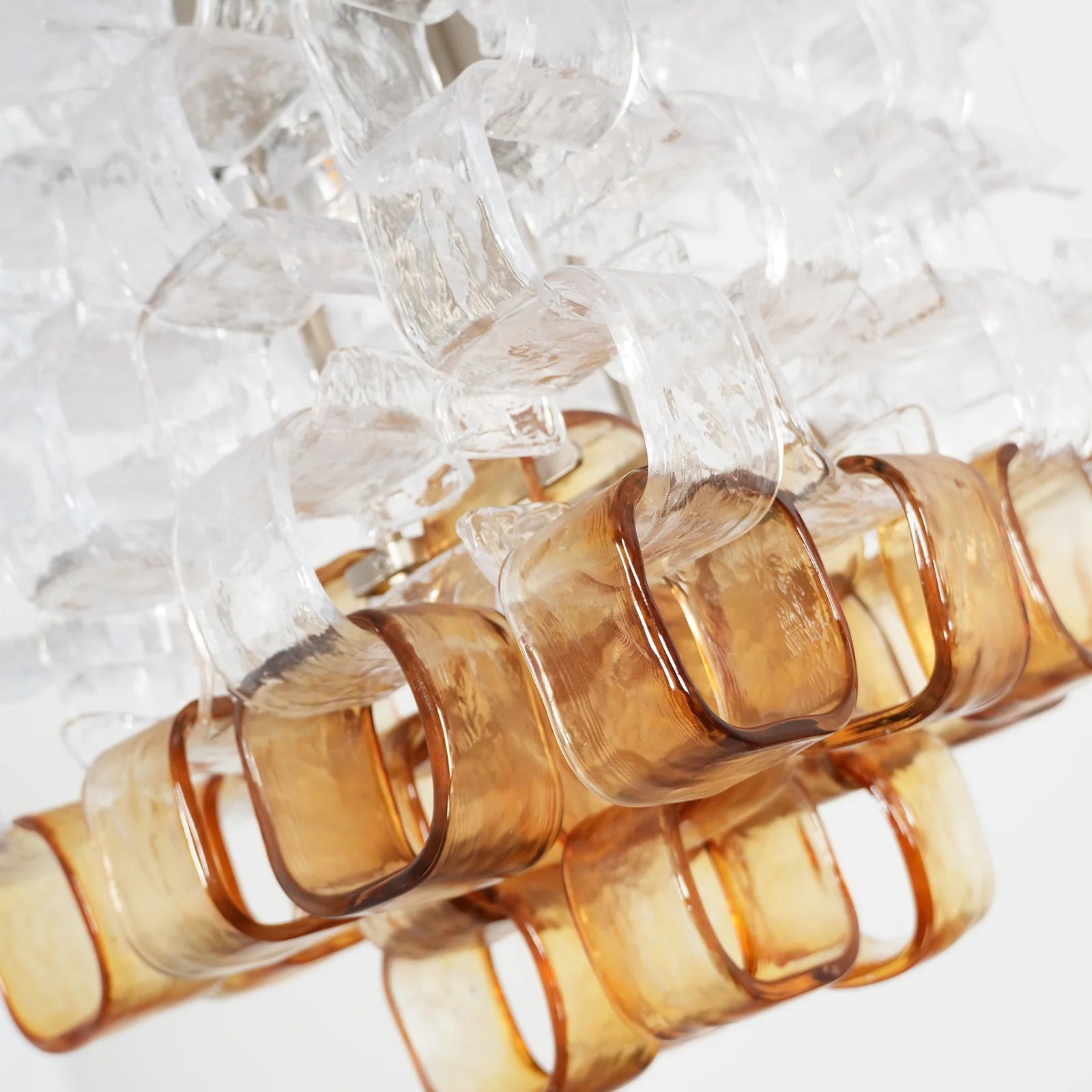 Ice Cube Glass Murano Chandelier