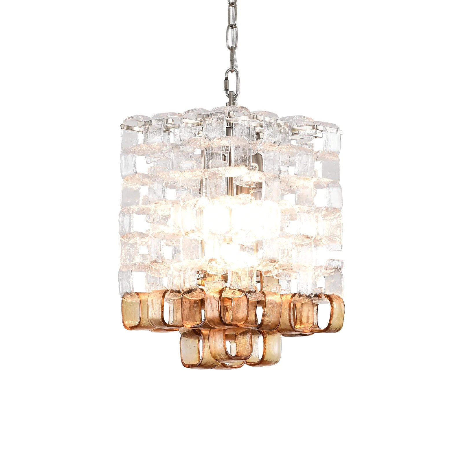 Ice Cube Glass Murano Chandelier