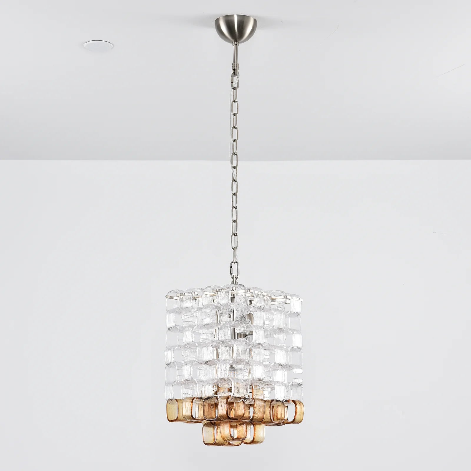 Ice Cube Glass Murano Chandelier